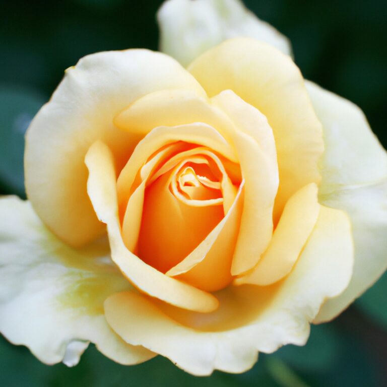 A photo of a yellow rose